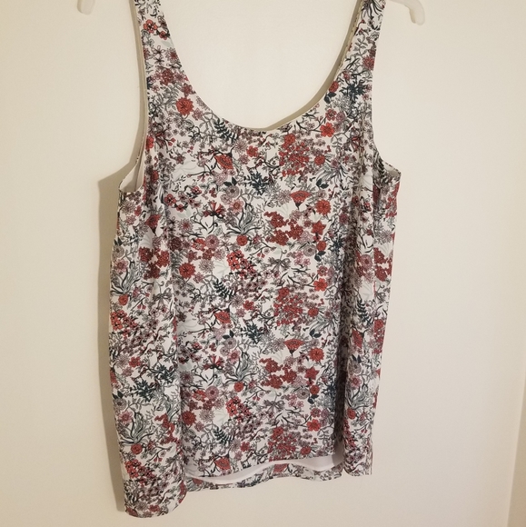 Reversible floral sleeveless blouse - Picture 3 of 6